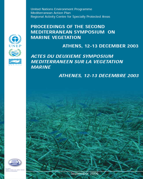 Proceedings of the 2nd Mediterranean symposium on the marine vegetation