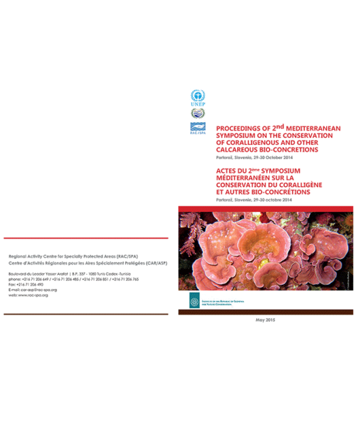 Proceedings of the 2nd Mediterranean Symposium on the Conservation of the Coralligenous and other calcareous bio-concretions